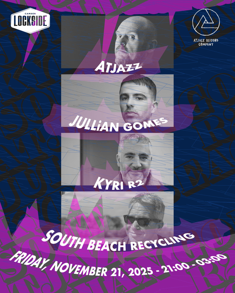 Camden Lockside / Atjazz · November 2025 flyer