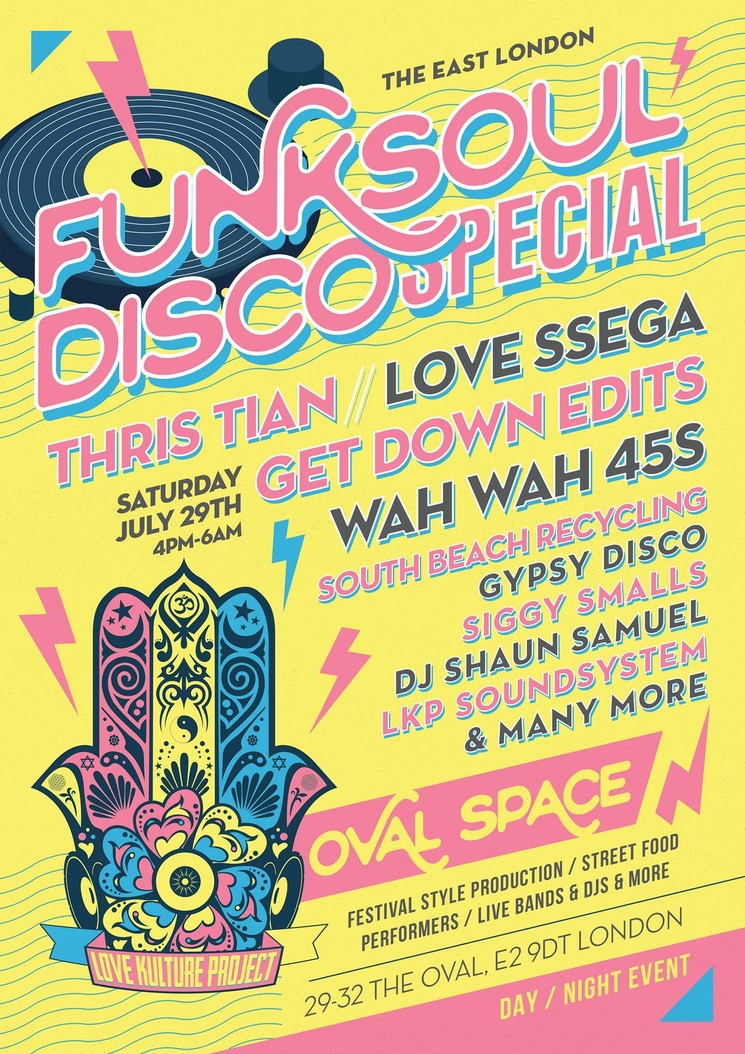 Funksoul Disco Special / The Oval · 29 July flyer
