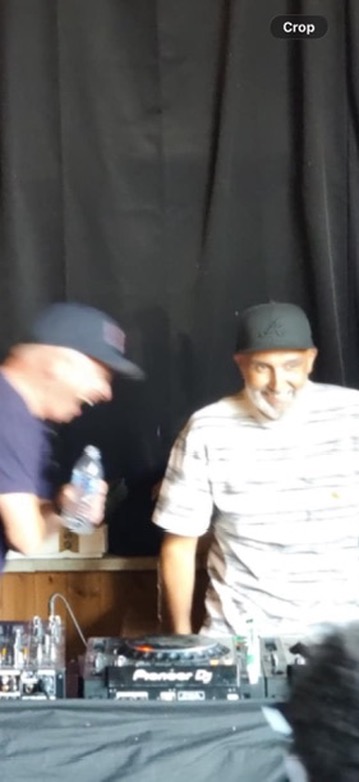 Gary Ellis and Craig Smith behind the decks