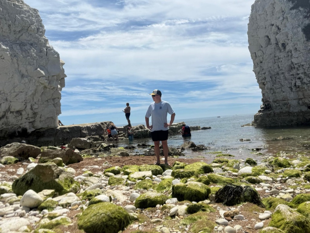 Gary on the Dorset coast