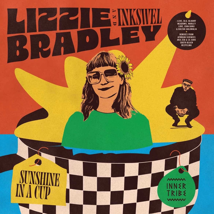 Lizzie Bradley and Inkswel Sunshine In A Cup cover featuring the South Beach Recycling remix
